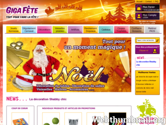 mega-fetes.fr website preview
