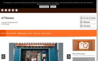 alourson.fr website preview
