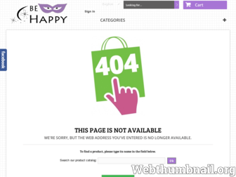 behappystore.fr website preview