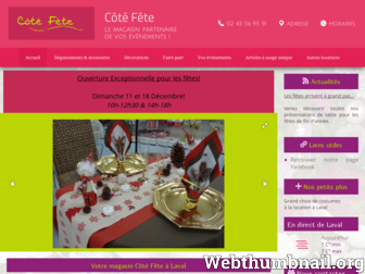 cote-fete-laval.fr website preview