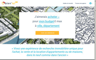 bienici.com website preview