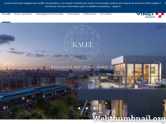 vinci-immobilier-institutionnel.com website preview