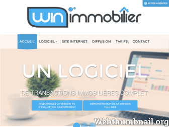 winimmobilier.com website preview