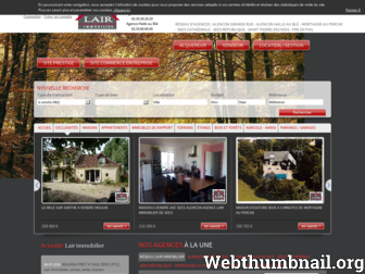 lair-immobilier.fr website preview