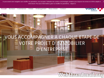 vinci-immobilier-entreprise-commercial.com website preview