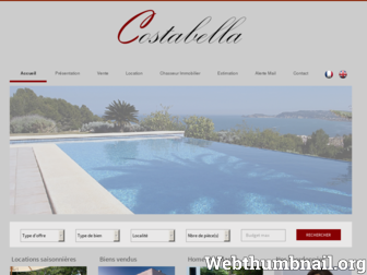 costabella-immobilier.com website preview