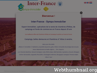 sympa-immobilier.com website preview