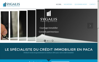 sygalis.com website preview