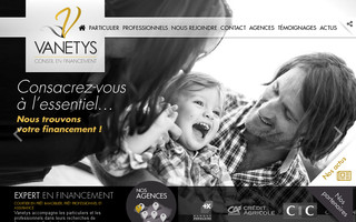 vanetys.com website preview