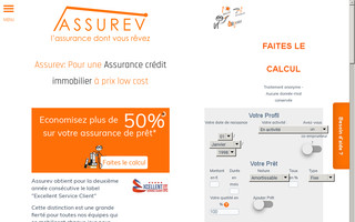 assurev.fr website preview