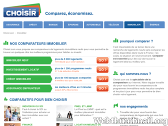 immobilier.choisir.com website preview