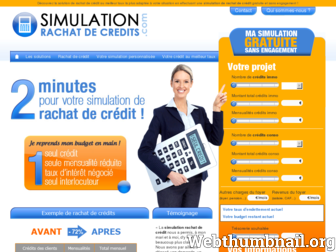 simulation-rachat-de-credits.com website preview
