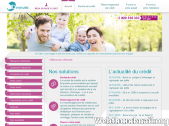diminutis.fr website preview