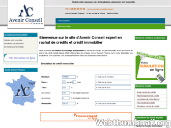 avenir-conseil.net website preview