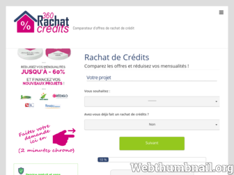 rachatcredit360.fr website preview