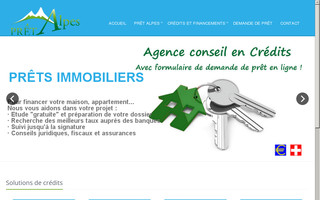 pret-alpes.fr website preview