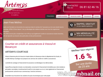 artemysmolina.fr website preview