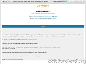 rachat-de-credit.clicforum.com website preview