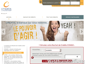 creatis.fr website preview