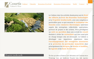courtier-avocats.com website preview