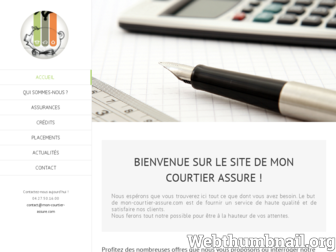 mon-courtier-assure.com website preview