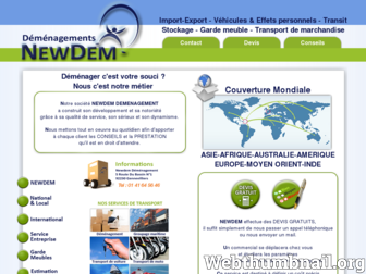 newdem.fr website preview