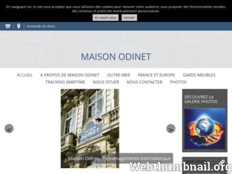 odinet-demenagement.fr website preview