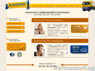 demenagement-kangourou.com website preview