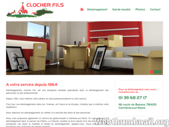 demenagement-clocher.fr website preview