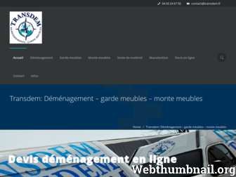 demenagement-nice.net website preview