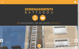 battedou-demenagement.com website preview