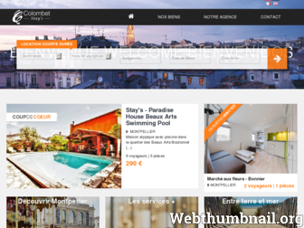 colombet-stays.fr website preview