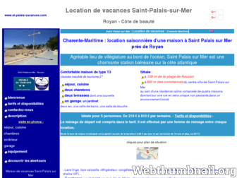 st-palais-vacances.com website preview