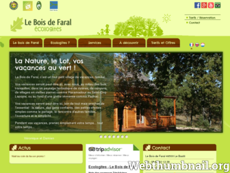 location-vacances-lot.fr website preview