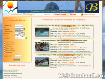 martinique-location-vacances.fr website preview