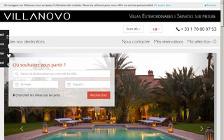 villanovo.fr website preview