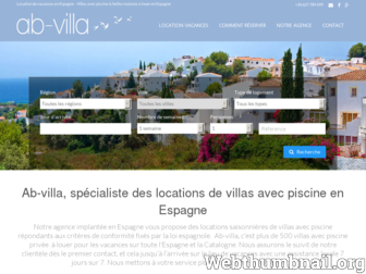 ab-villa.fr website preview