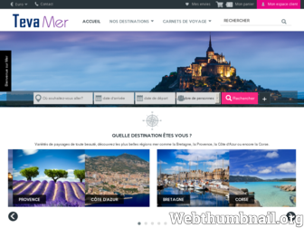 teva-mer.fr website preview