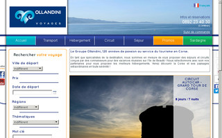 ollandini.fr website preview