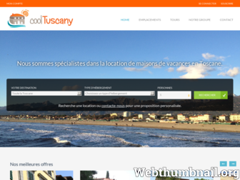 cooltuscany.fr website preview