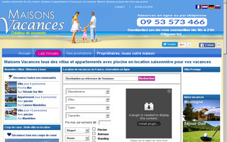 maisons-vacances.fr website preview
