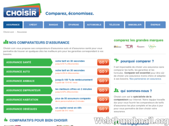 assurance.choisir.com website preview