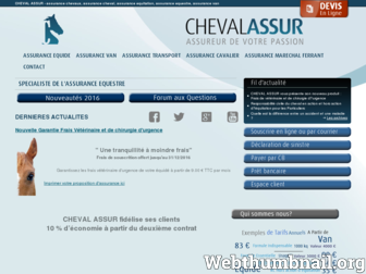 cheval-assur.com website preview