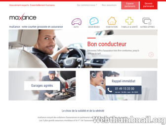 pro.maxance.com website preview
