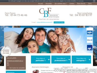 assurances-cbf.com website preview