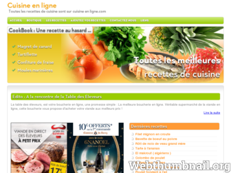 cuisine-en-ligne.com website preview