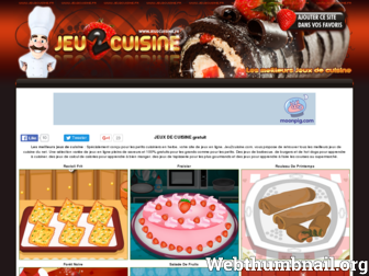 jeu2cuisine.com website preview