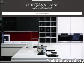 cuisinesbainslelaureat.com website preview