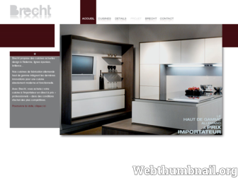 cuisines-brecht.fr website preview