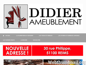 didier-ameublement.fr website preview